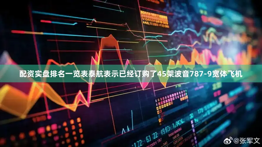 配资实盘排名一览表泰航表示已经订购了45架波音787-9宽体飞机