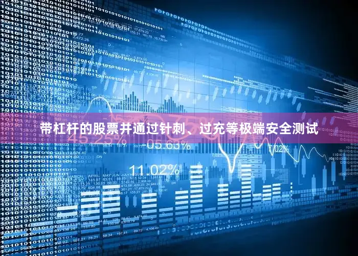 带杠杆的股票并通过针刺、过充等极端安全测试